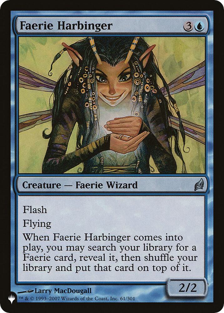 Faerie Harbinger [The List Reprints] 61/301
