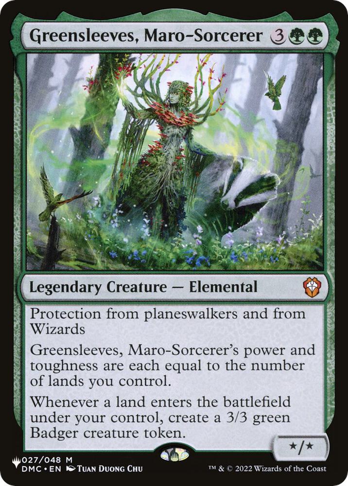 Greensleeves, Maro-Sorcerer [The List Reprints] 027/048