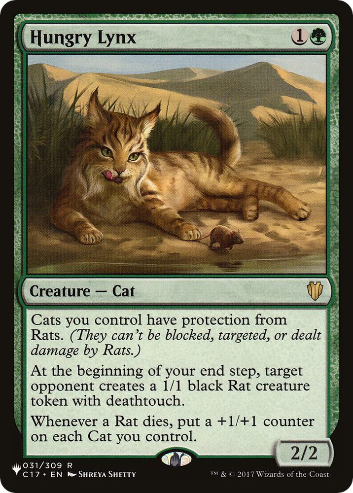 Hungry Lynx [The List Reprints] 031/309