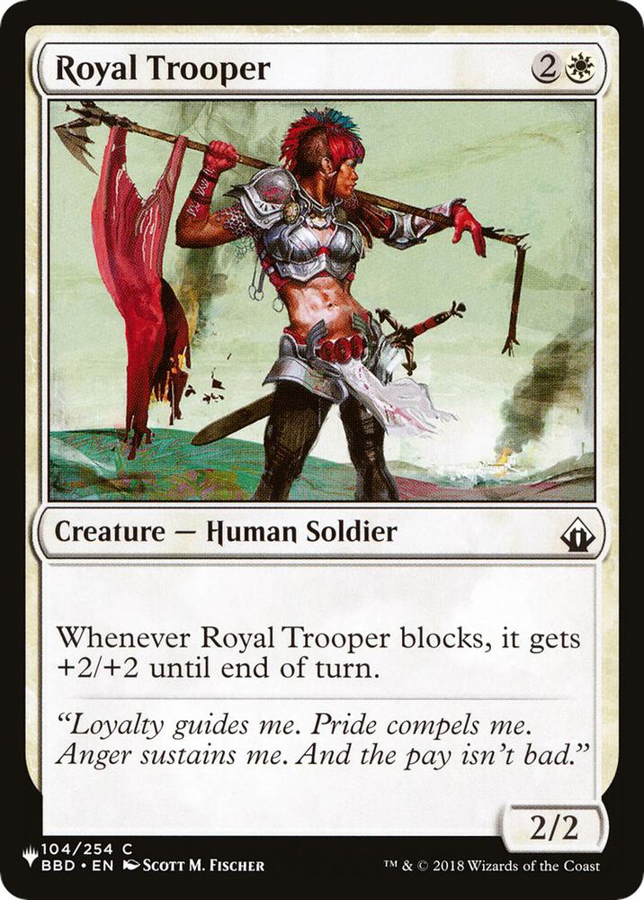 Royal Trooper [The List Reprints] 104/254