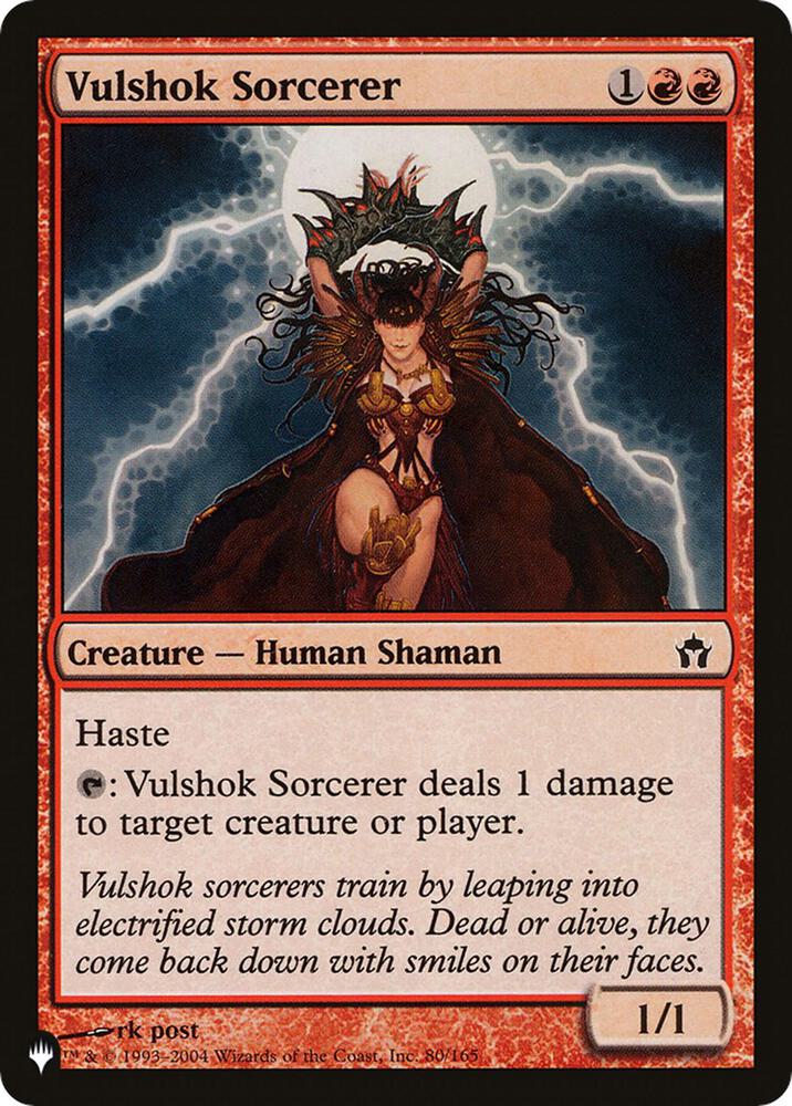 Vulshok Sorcerer [The List Reprints] 80/165