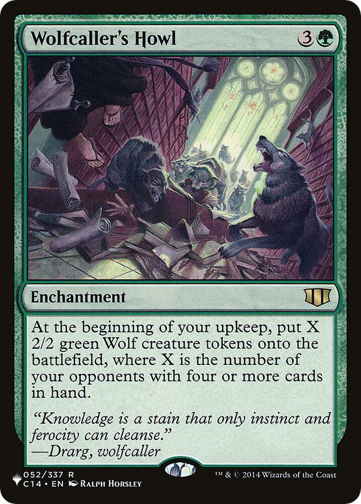 Wolfcaller's Howl [The List Reprints] 052/337