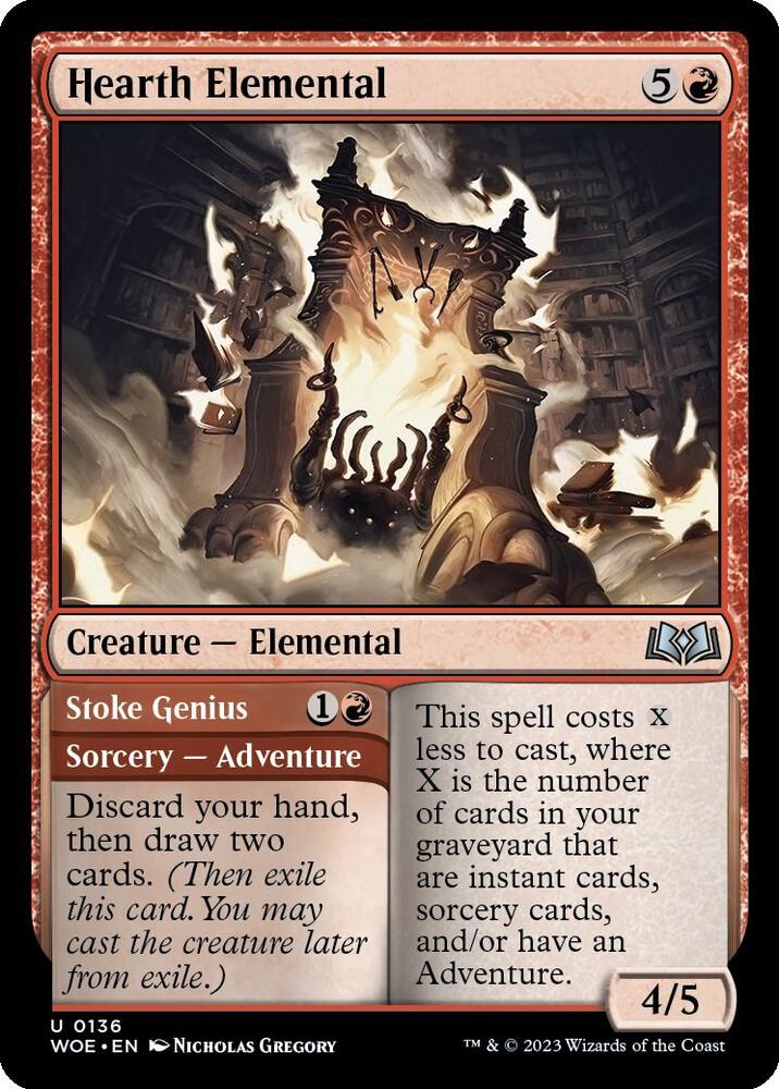 Hearth Elemental [Wilds of Eldraine] 136
