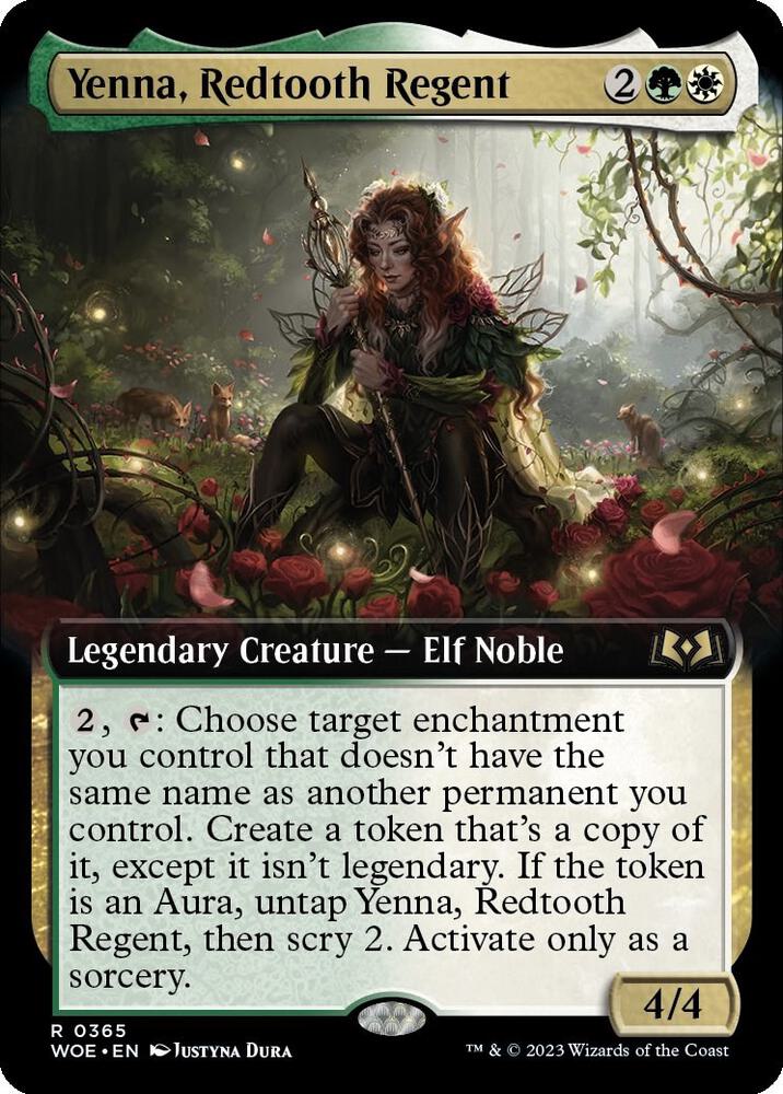 Yenna, Redtooth Regent (Extended Art) [Wilds of Eldraine] 365