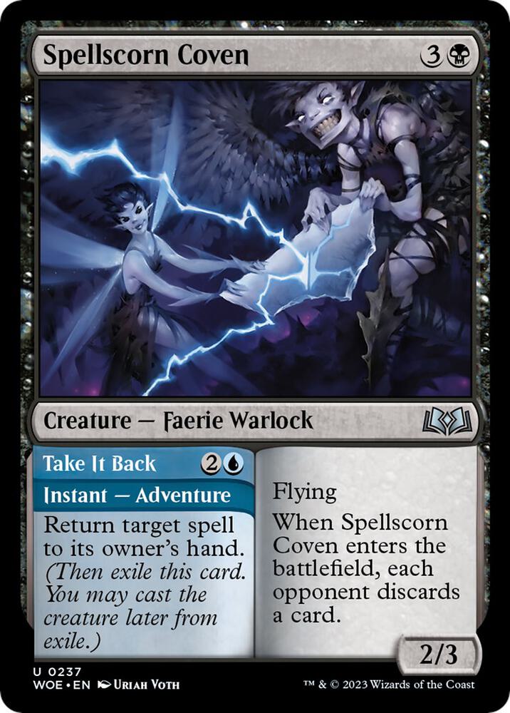 Spellscorn Coven [Wilds of Eldraine] 237