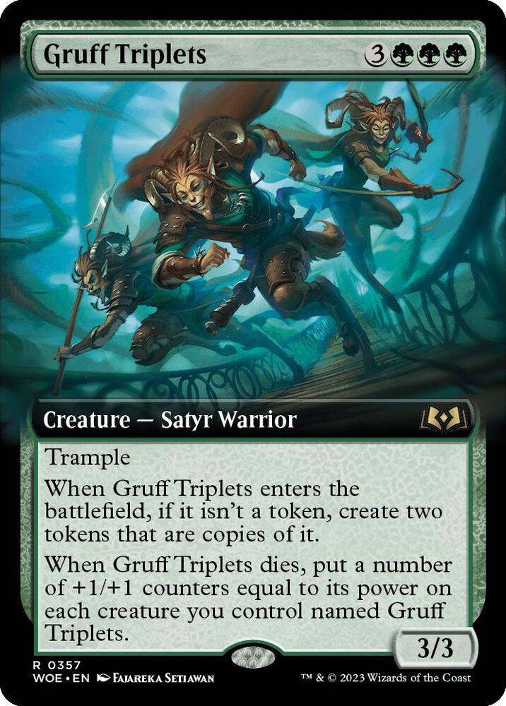 Gruff Triplets (Extended Art) [Wilds of Eldraine] 357