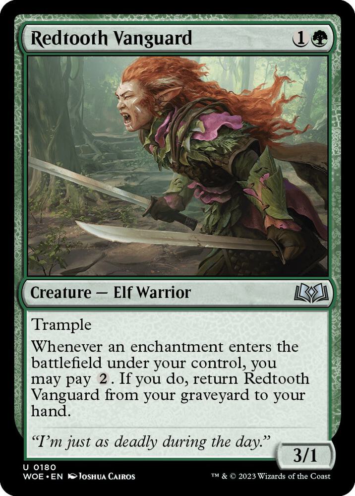 Redtooth Vanguard [Wilds of Eldraine] 180