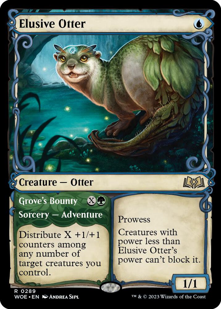 Elusive Otter (Showcase) [Wilds of Eldraine] 289