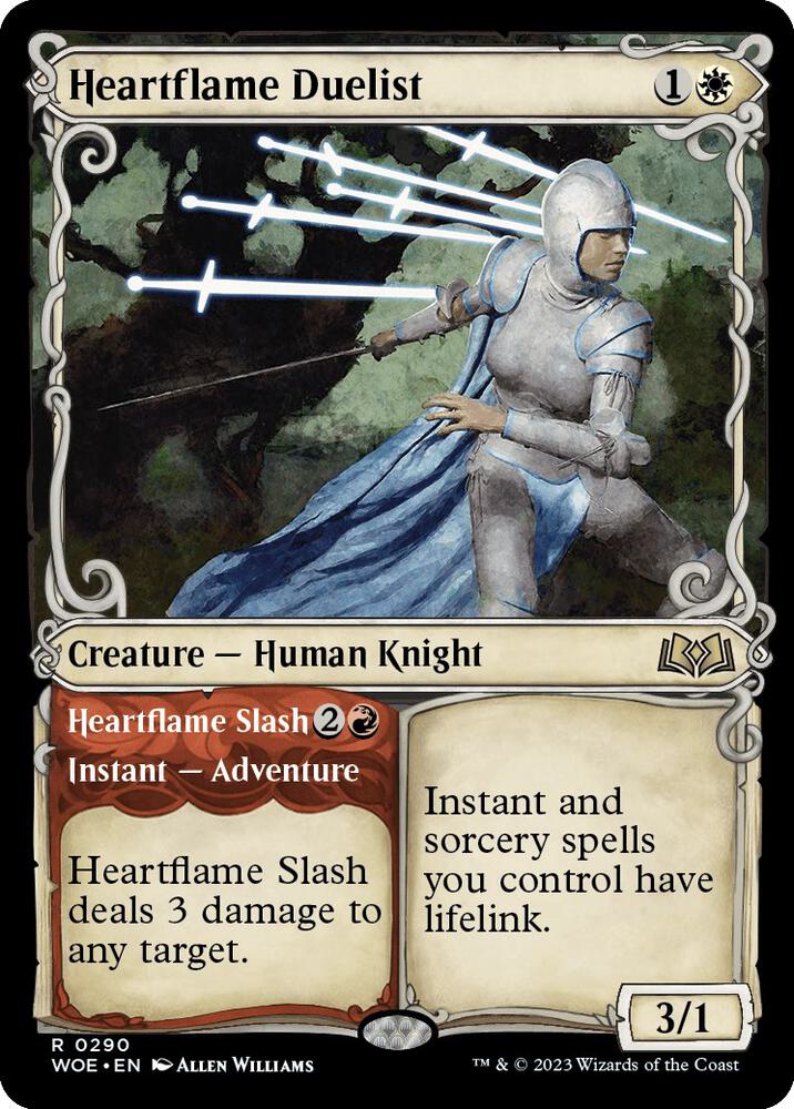 Heartflame Duelist (Showcase) [Wilds of Eldraine] 290