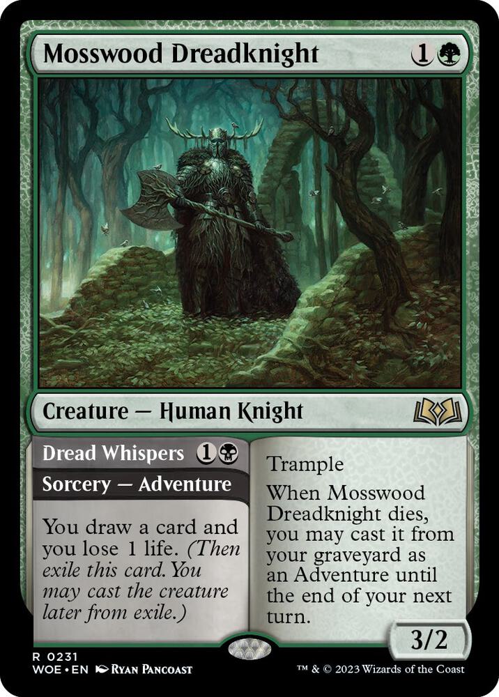 Mosswood Dreadknight [Wilds of Eldraine] 231