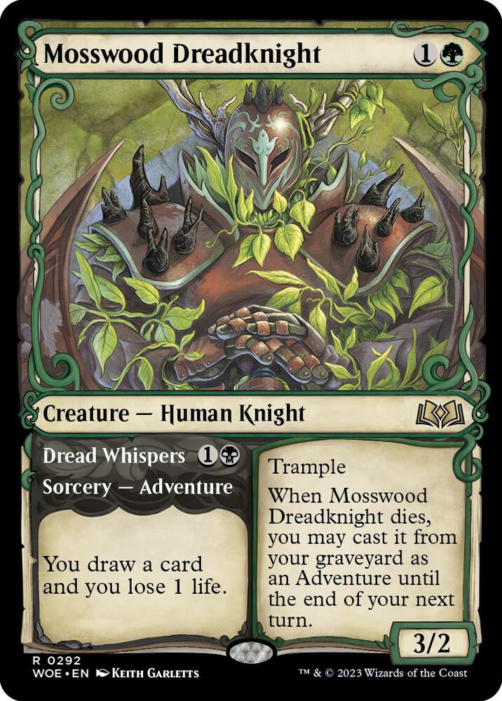 Mosswood Dreadknight (Showcase) [Wilds of Eldraine] 292