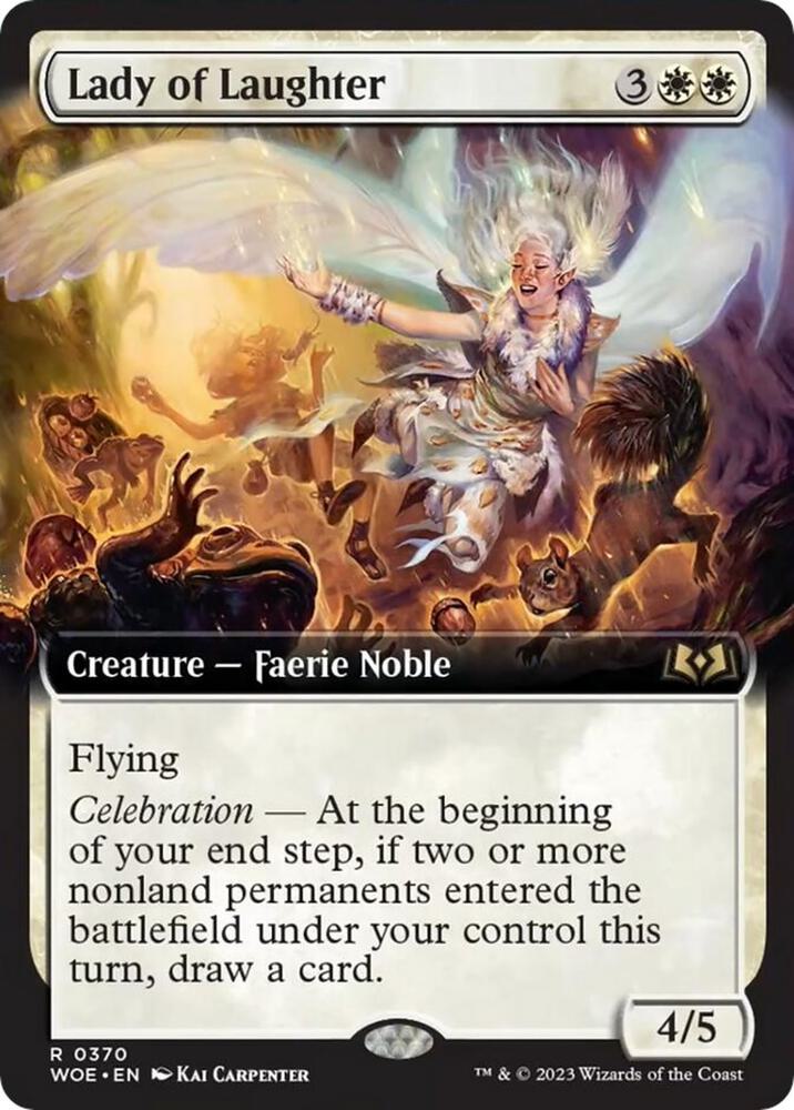 Lady of Laughter (Extended Art) [Wilds of Eldraine] 370