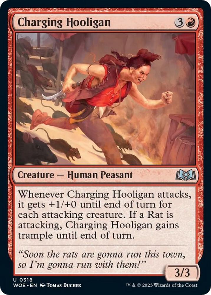 Charging Hooligan [Wilds of Eldraine] 318