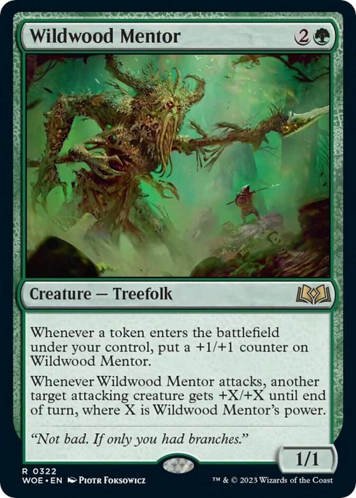 Wildwood Mentor [Wilds of Eldraine] 322