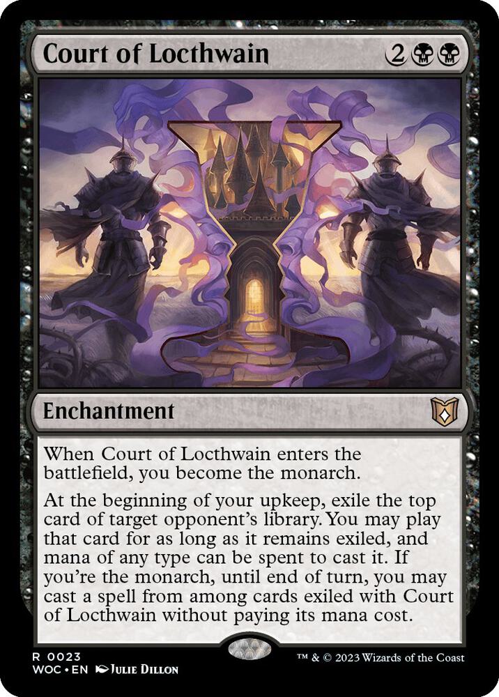 Court of Locthwain [Commander: Wilds of Eldraine] 23
