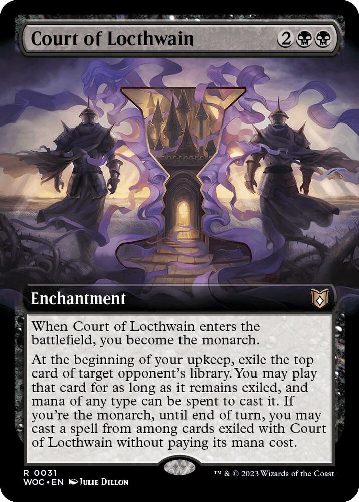Court of Locthwain (Extended Art) [Commander: Wilds of Eldraine] 31