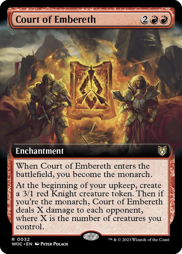 Court of Embereth (Extended Art) [Commander: Wilds of Eldraine] 32