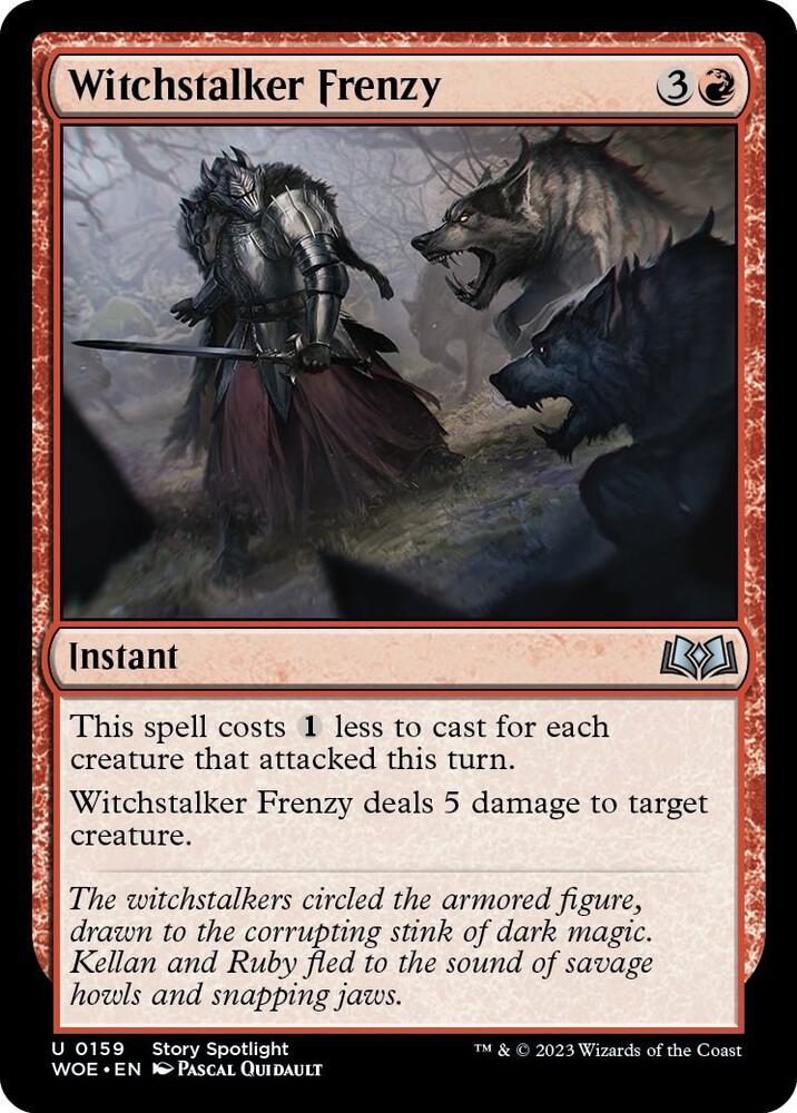 Witchstalker Frenzy [Wilds of Eldraine] 159