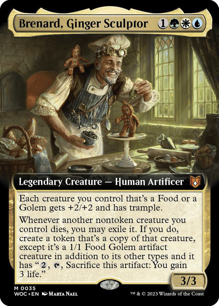 Brenard, Ginger Sculptor (Extended Art) [Commander: Wilds of Eldraine] 35