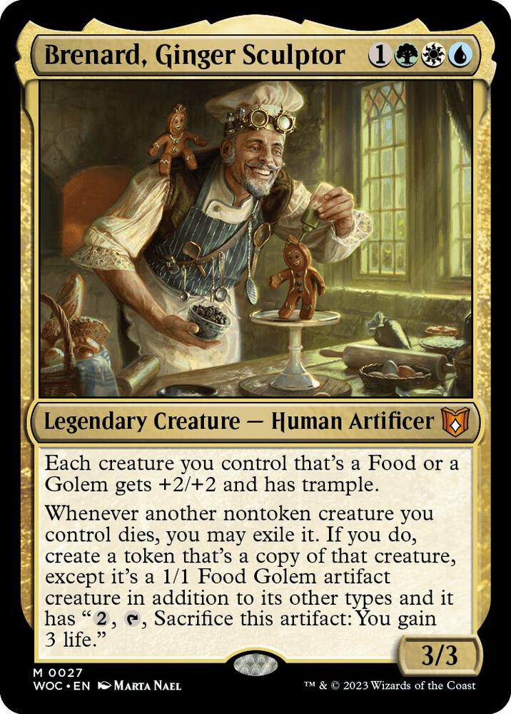 Brenard, Ginger Sculptor [Commander: Wilds of Eldraine] 27
