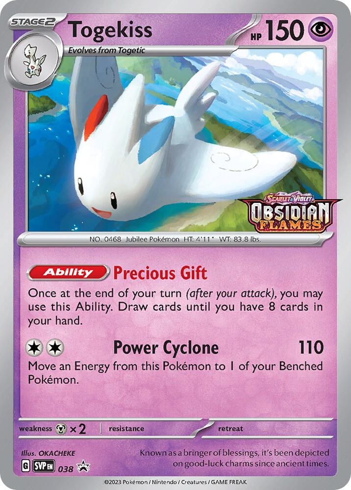 Togekiss - 038 (Prerelease) [SV: Scarlet & Violet Promo Cards] 038
