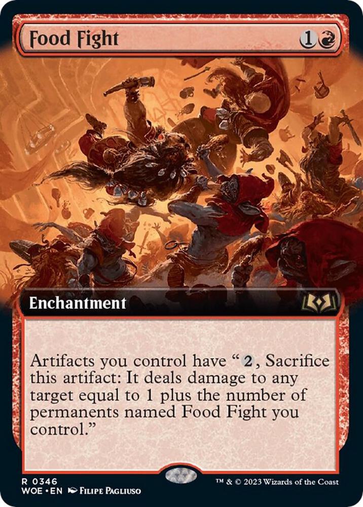 Food Fight (Extended Art) [Wilds of Eldraine] 346