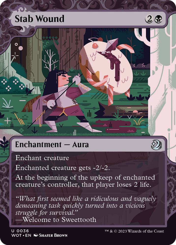 Stab Wound [Wilds of Eldraine: Enchanting Tales] 36