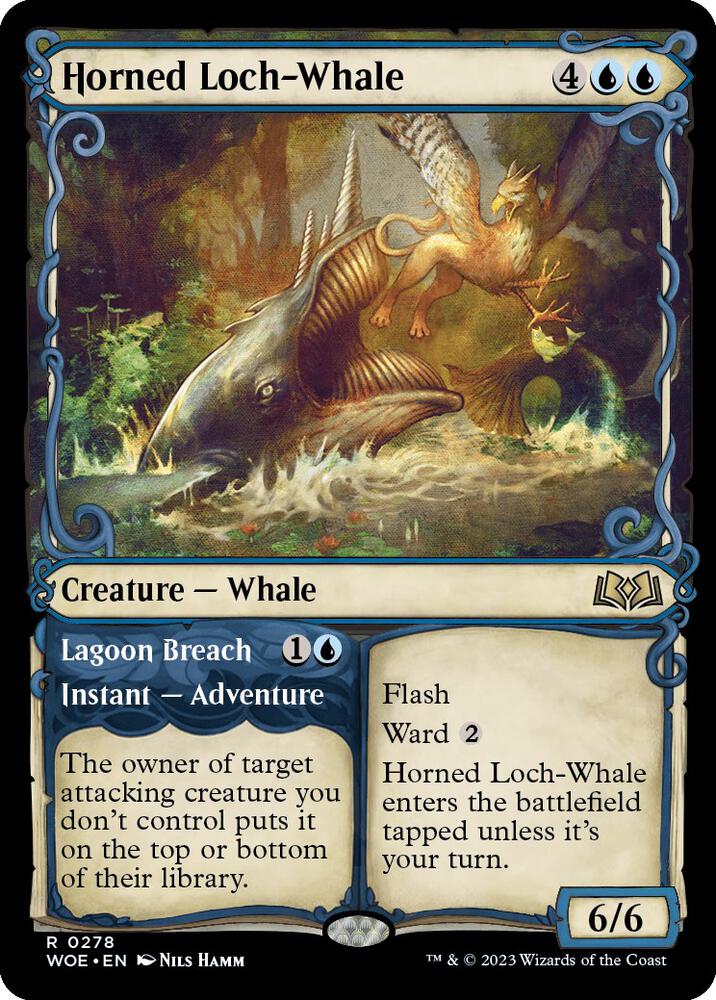 Horned Loch-Whale (Showcase) [Wilds of Eldraine] 278