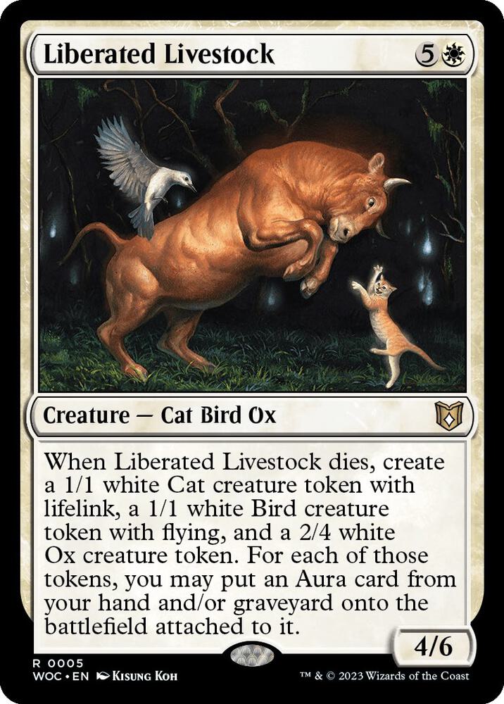 Liberated Livestock [Commander: Wilds of Eldraine] 5
