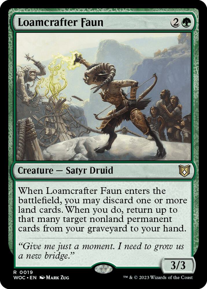 Loamcrafter Faun [Commander: Wilds of Eldraine] 19