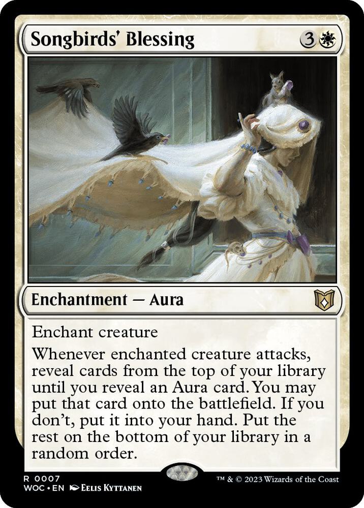 Songbirds' Blessing [Commander: Wilds of Eldraine] 7