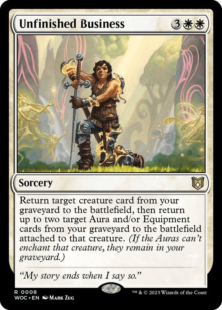 Unfinished Business [Commander: Wilds of Eldraine] 8