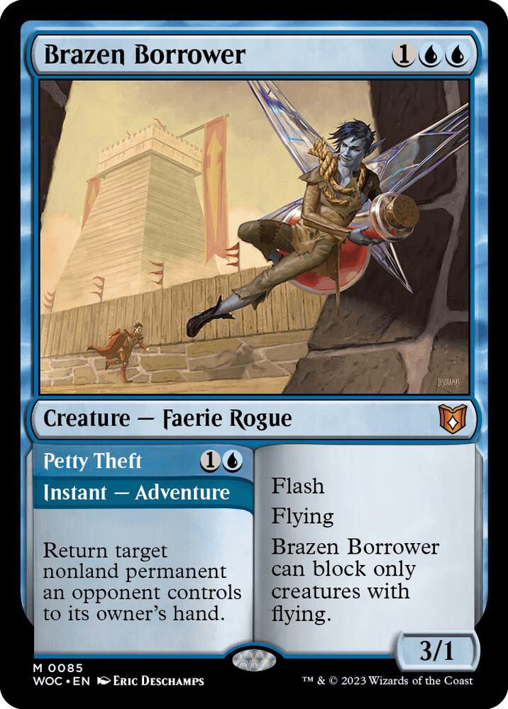 Brazen Borrower [Commander: Wilds of Eldraine] 85