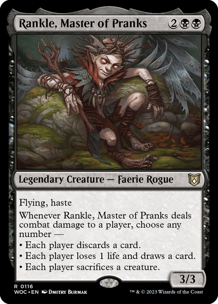 Rankle, Master of Pranks [Commander: Wilds of Eldraine] 116