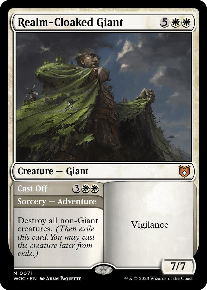 Realm-Cloaked Giant [Commander: Wilds of Eldraine] 71