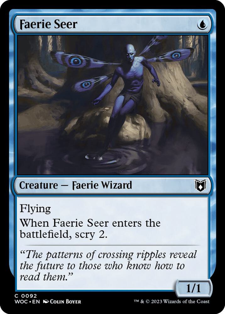 Faerie Seer [Commander: Wilds of Eldraine] 92