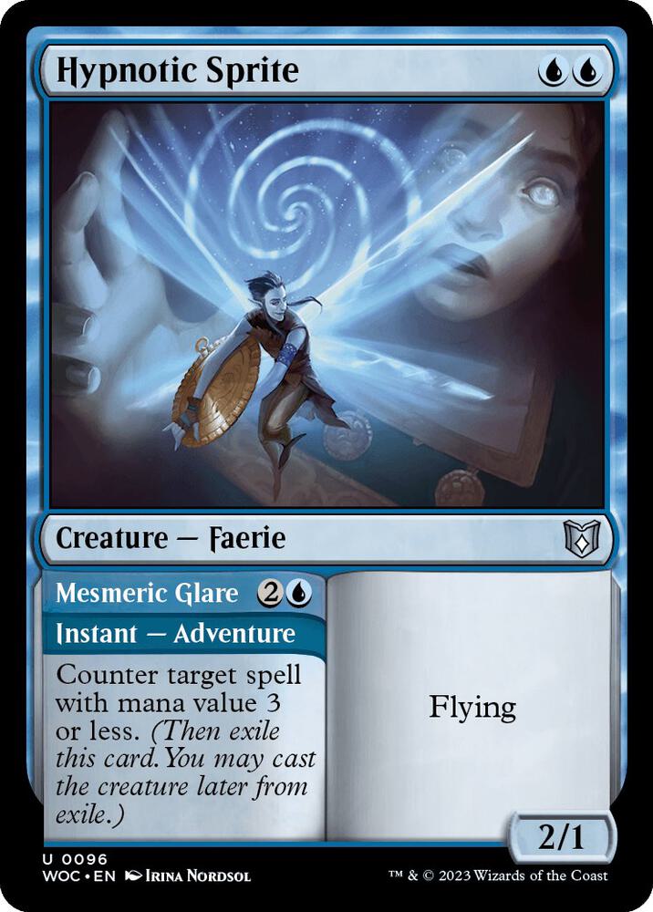 Hypnotic Sprite [Commander: Wilds of Eldraine] 96