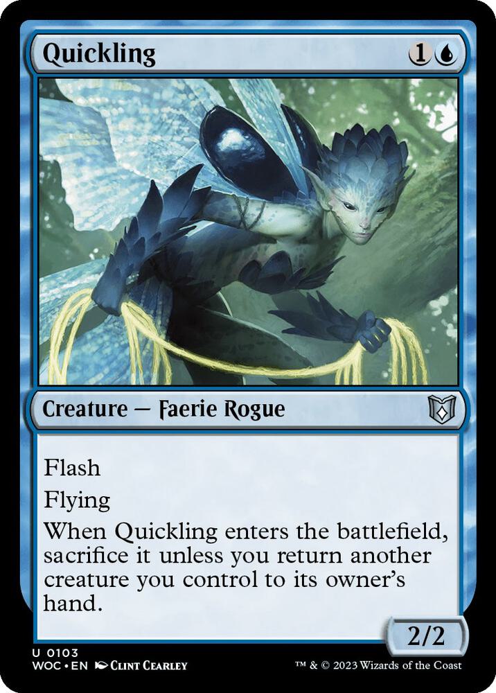 Quickling [Commander: Wilds of Eldraine] 103