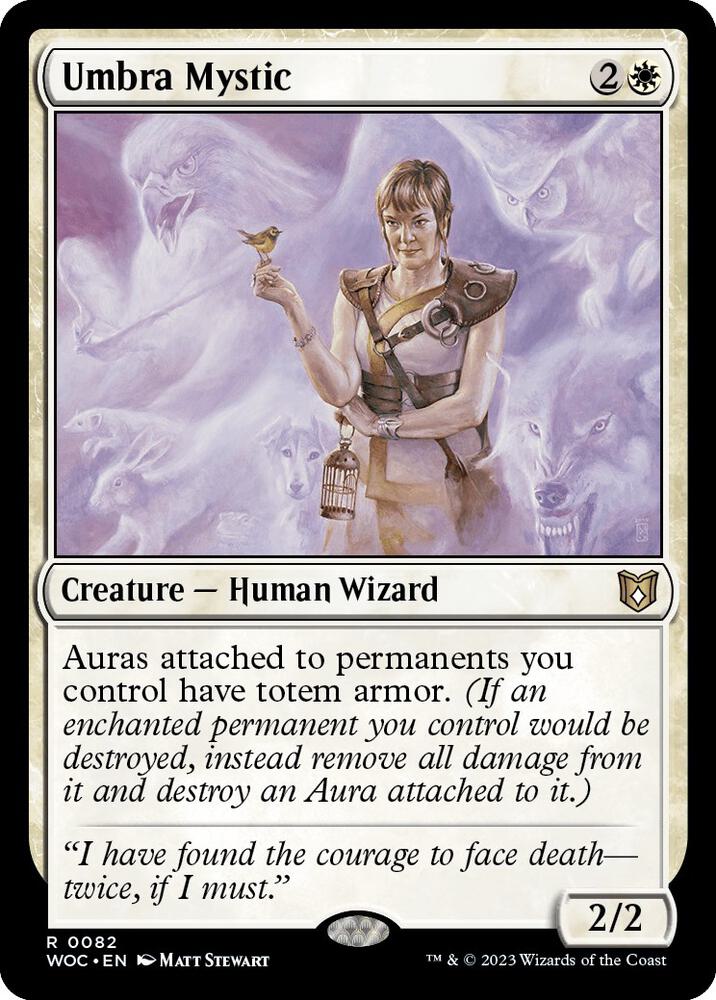 Umbra Mystic [Commander: Wilds of Eldraine] 82