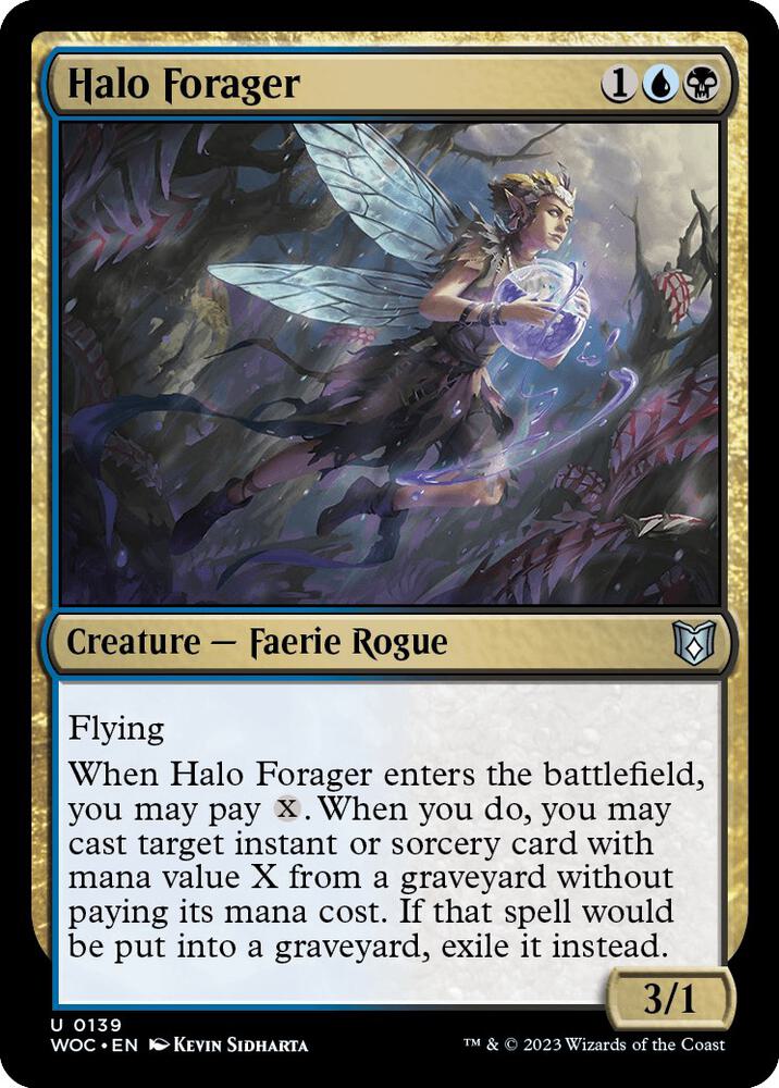 Halo Forager [Commander: Wilds of Eldraine] 139