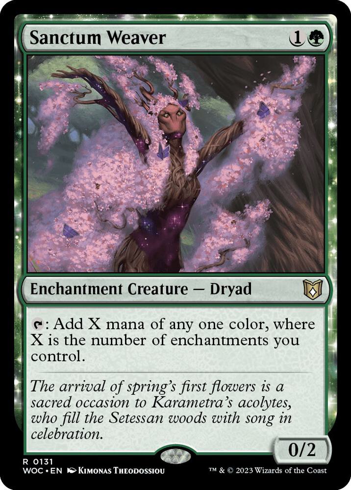 Sanctum Weaver [Commander: Wilds of Eldraine] 131