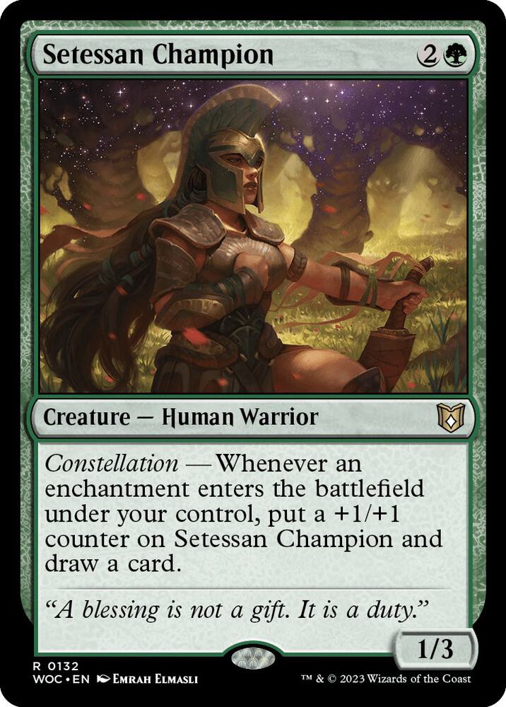 Setessan Champion [Commander: Wilds of Eldraine] 132