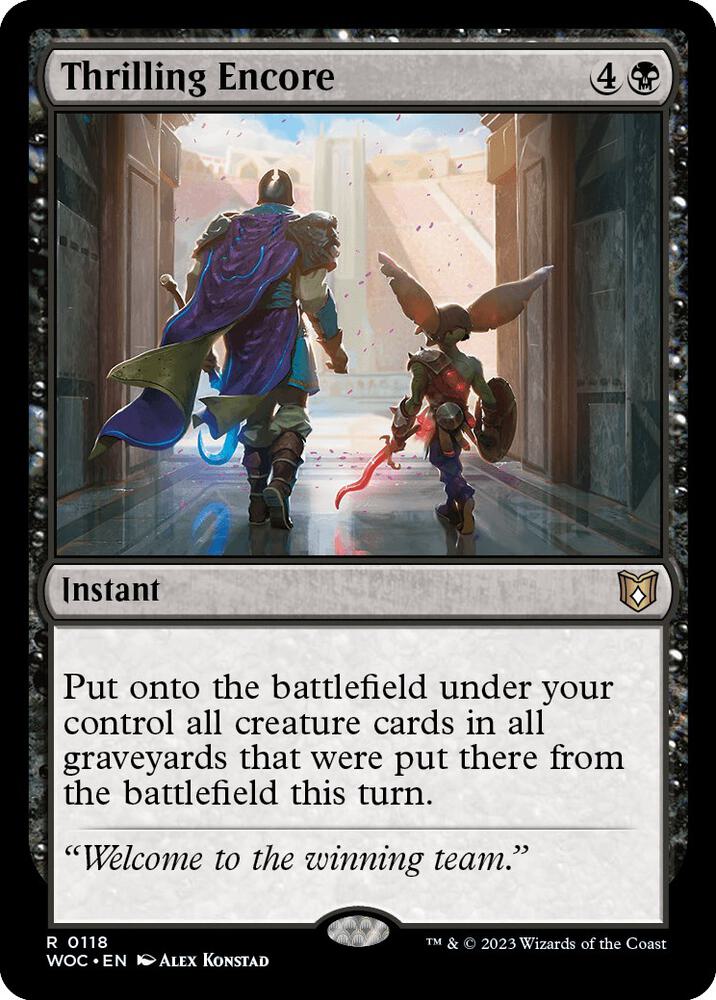 Thrilling Encore [Commander: Wilds of Eldraine] 118