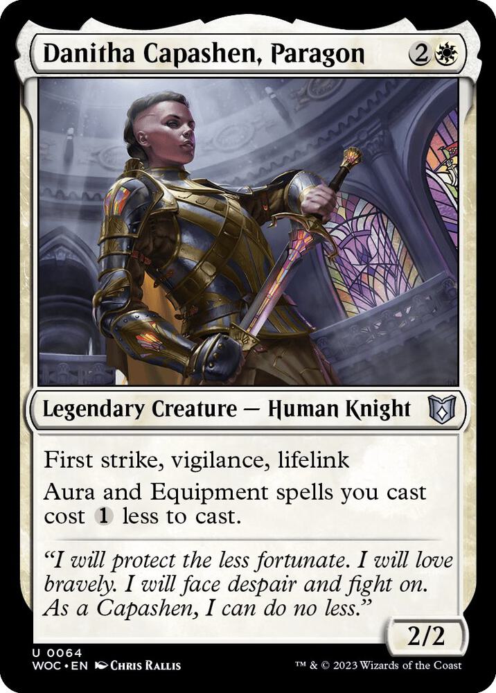 Danitha Capashen, Paragon [Commander: Wilds of Eldraine] 64