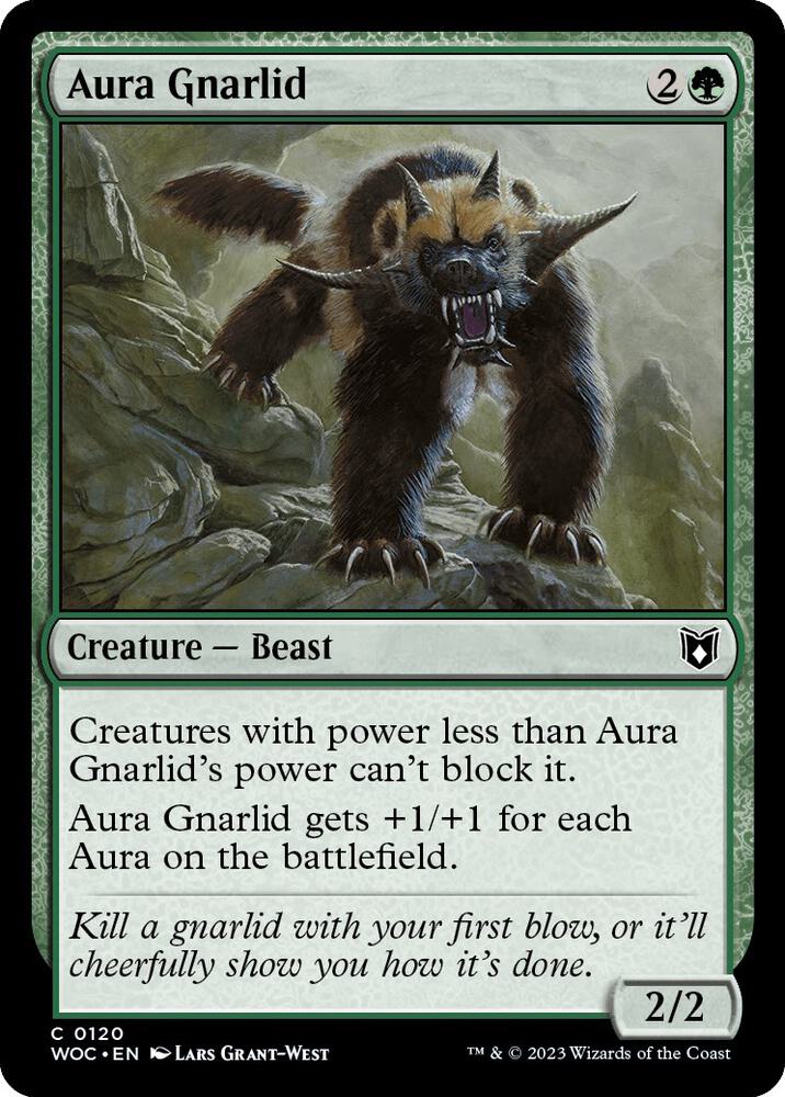 Aura Gnarlid [Commander: Wilds of Eldraine] 120