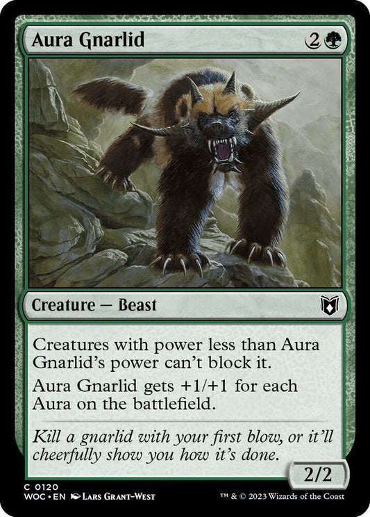 Aura Gnarlid [Commander: Wilds of Eldraine] 120