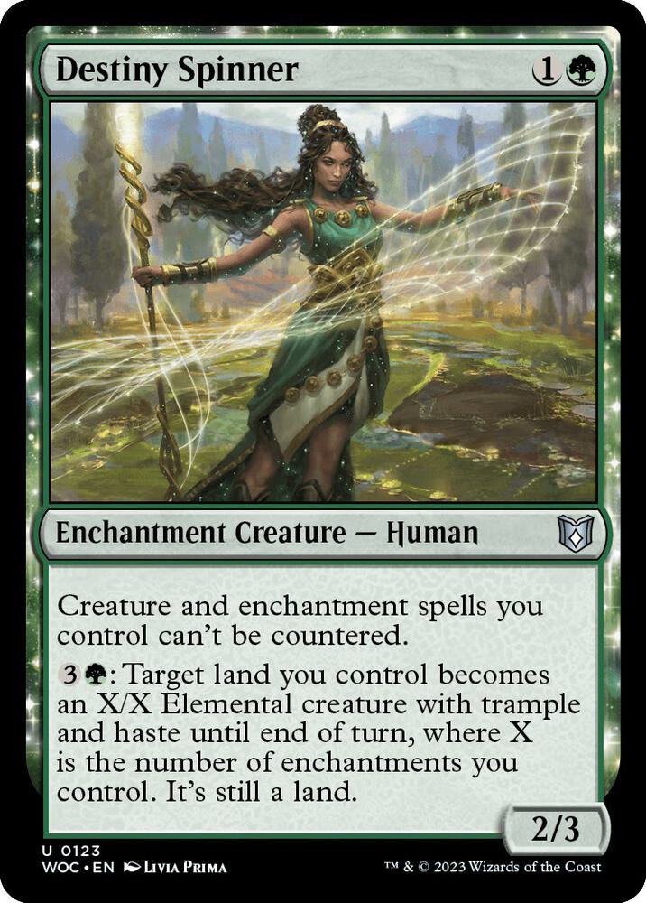 Destiny Spinner [Commander: Wilds of Eldraine] 123