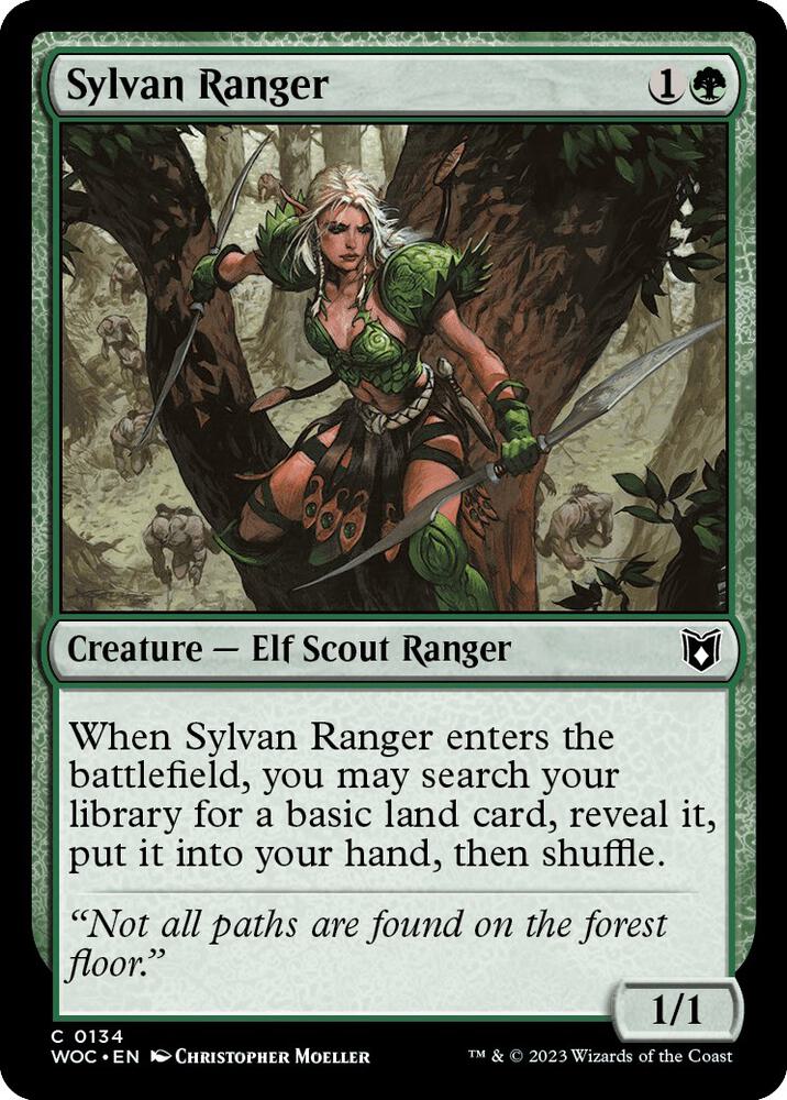 Sylvan Ranger [Commander: Wilds of Eldraine] 134