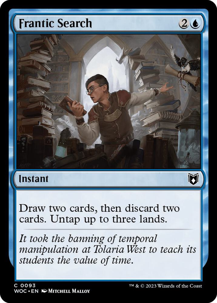 Frantic Search [Commander: Wilds of Eldraine] 93