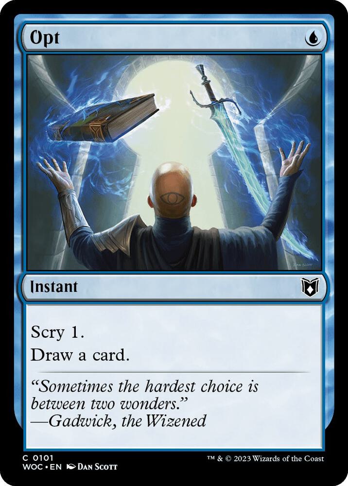 Opt [Commander: Wilds of Eldraine] 101